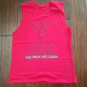 Muscle tank - "Rise 'N Grind"- brand new 💪